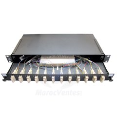 TIROIR 19" SC DUPLEX 12 PORTS